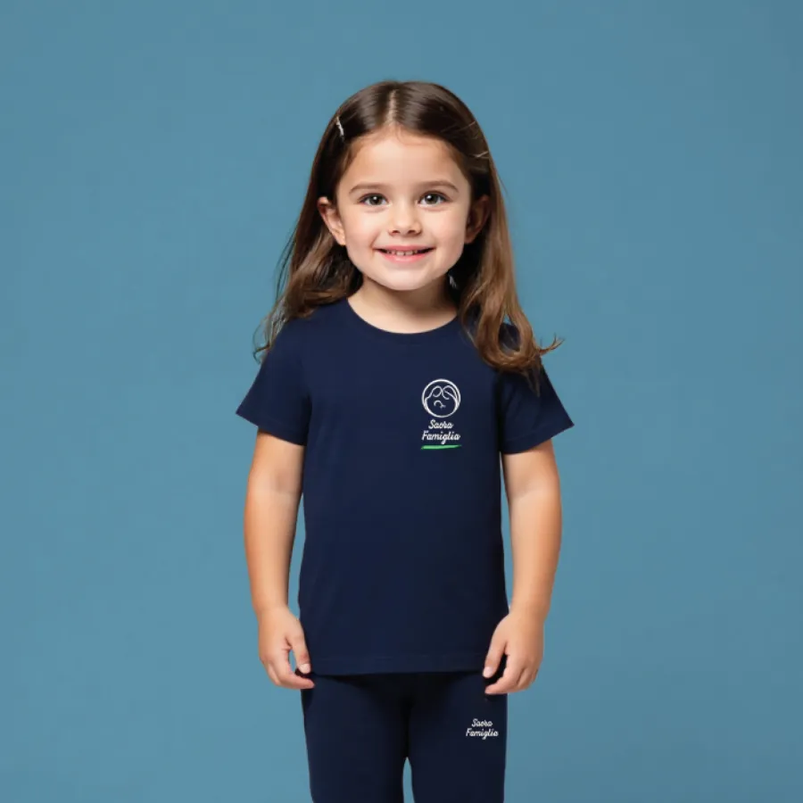 foto ai manica corta navy