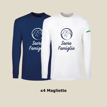 Kit 4 Magliette maniche lunghe